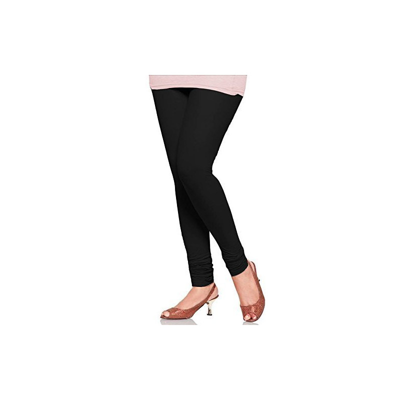 Plus Size Women's Regular Fit Cotton Leggings (PS_Chuddiar_Black_Baby  Pink_L_Black, Baby Pink_L) : Amazon.in: Fashion