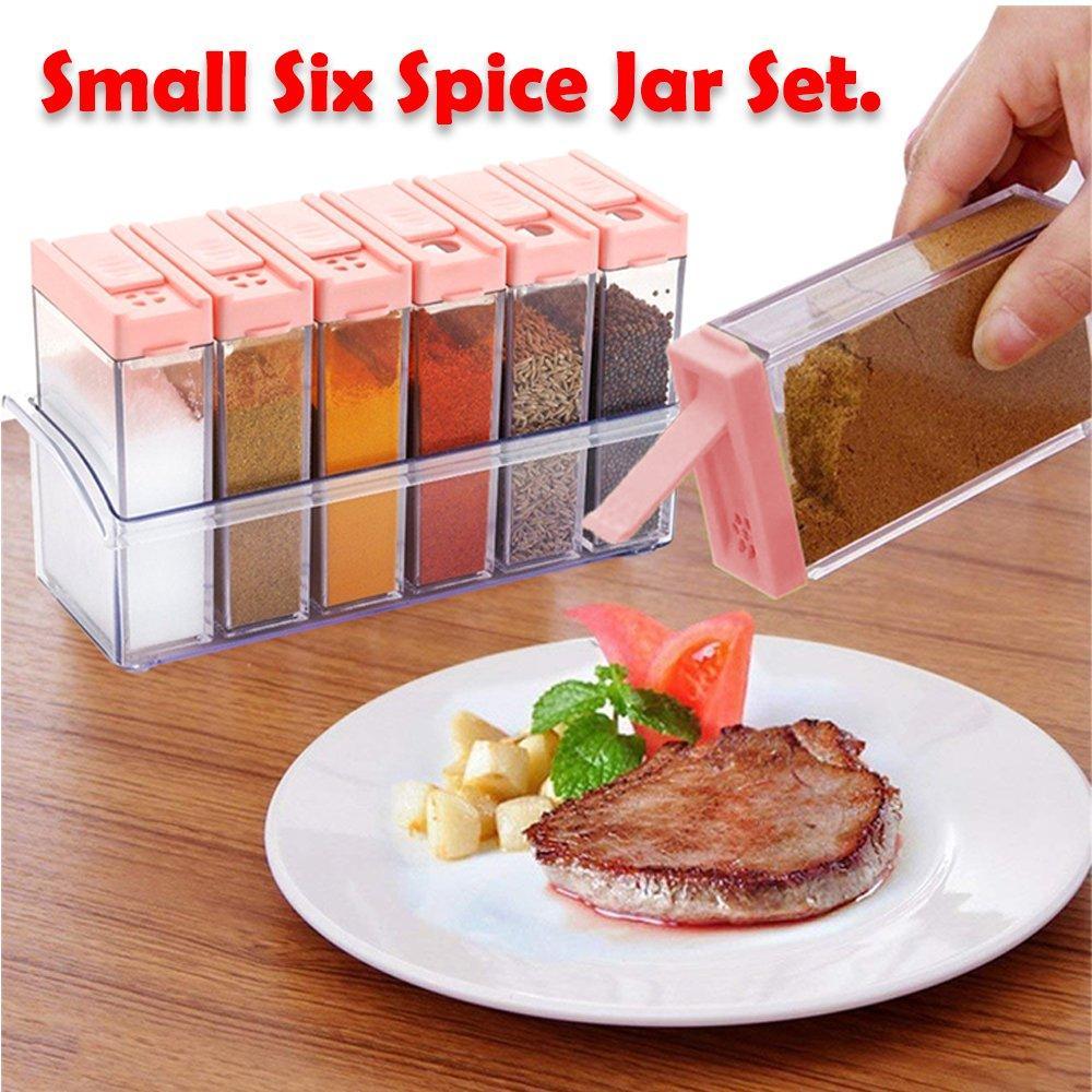 6-in-1-masala-box-spice-rack-seasoning-pcs-with-stand-new-beautiful-design-durable-premium-quality-piece-set-setspice-jar-kitchen-condiment-acrylic-storage-pc-set-for-dining-table-all-kind-of-spicesseasoningspowders-spice-set-6-piece-spice-set-plastic