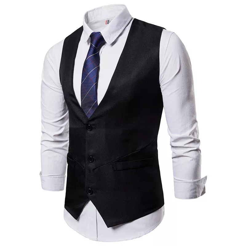 the-personality-v-collar-businesssuit-vest-male