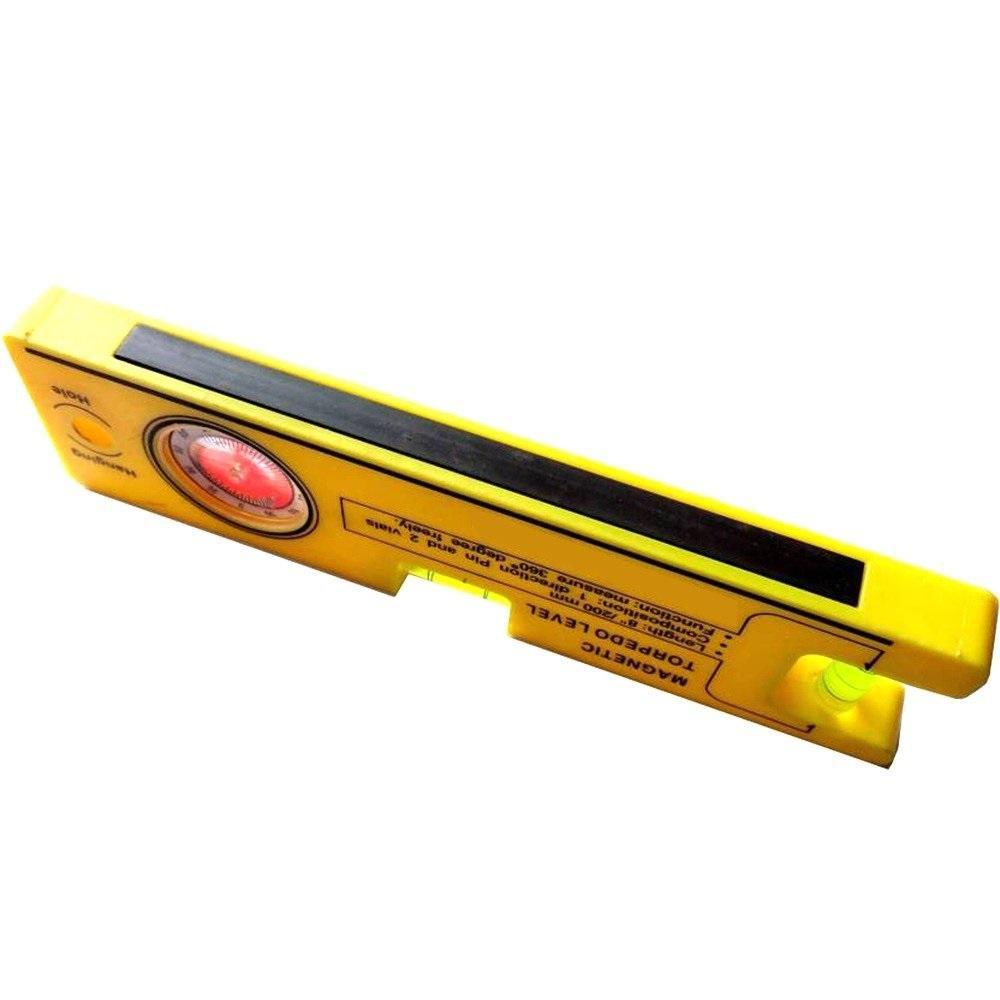 8-inch-magnetic-torpedo-level-with-1-direction-pin-2-vials-and-360-degree-view