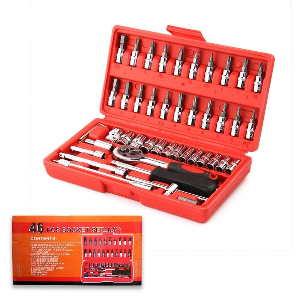 46pc-14-inch-tool-kit-and-socket-wrench-set-diy-repair-tool-kit-standard-socket-set-pack-of-46-socket-set