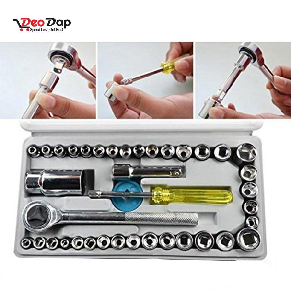 high-quality-40pc-socket-tool-kit-set-socket-set-pack-of-40