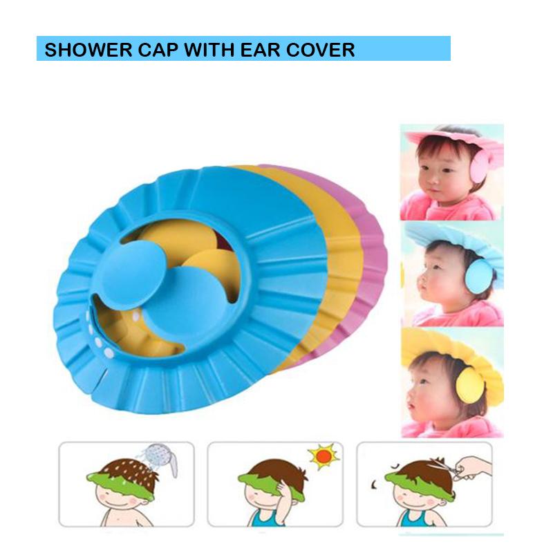 adjustable-safe-soft-bathing-baby-shower-cap-wash-hair-for-children-baby-eye-ear-protector-adjustable-leaves-shape-bathing-showershamoo-cap-hat-baby-shower-caps