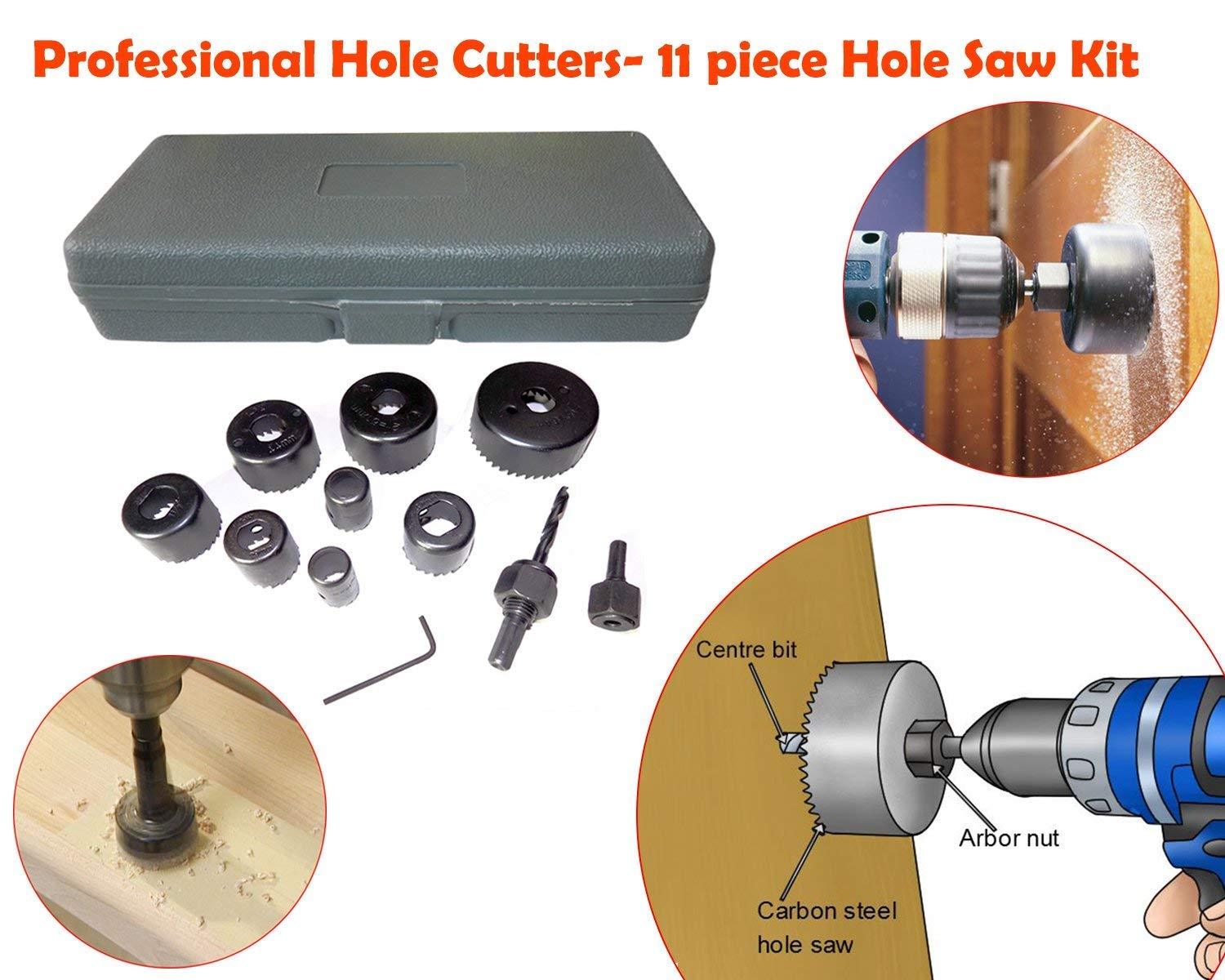 wood-hole-saw-cutting-set-11-pcs-19-64mm-multicolour