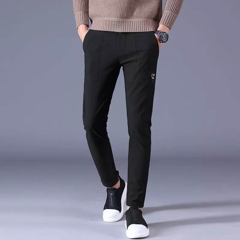 cotton-elasticity-men-leisure-trousers