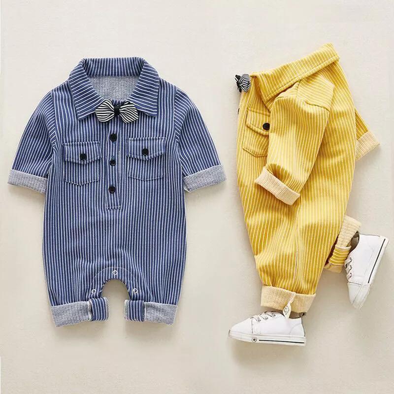 fashion-tide-brand-infants-young-children-romper-men-baby-longsleevesstripesiamese-clothing