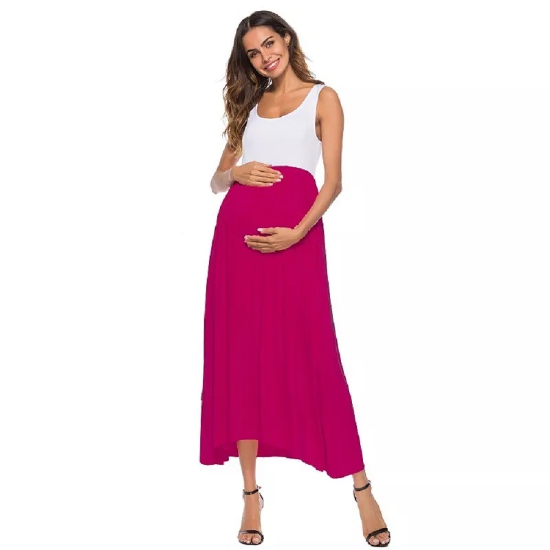 maternity-dress-with-round-necksleeveless-vest