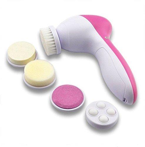 facial-5-in-1-beauty-care-massager-smooth-skin-face-beauty-massager-care-electric-machine-for-women-pink-white