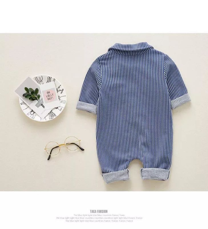 fashion-tide-brand-infants-young-children-romper-men-baby-longsleevesstripesiamese-clothing