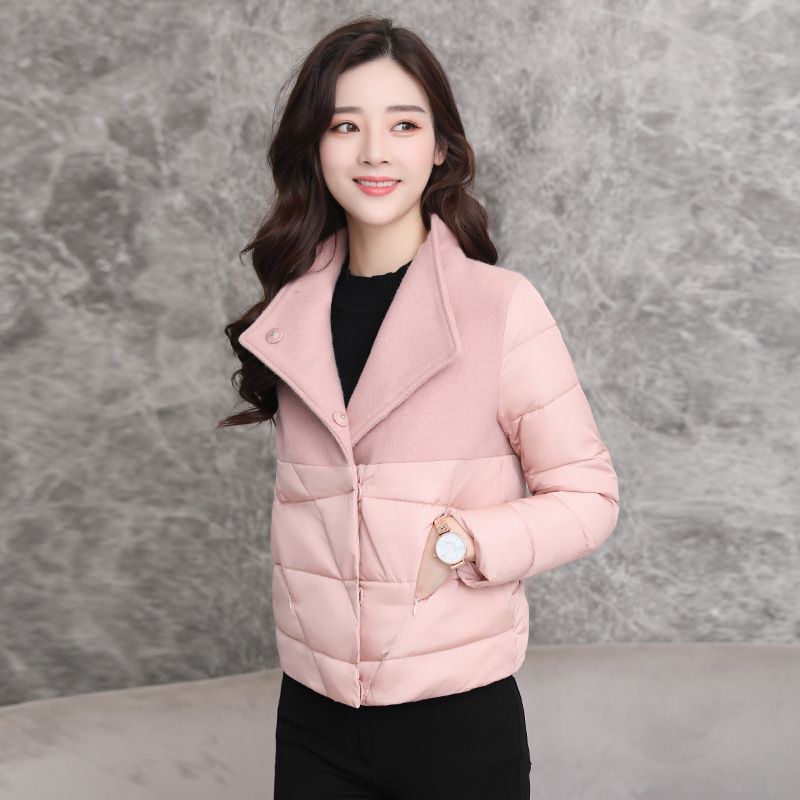 splicing-thickeningsmall-cotton-padded-jacket