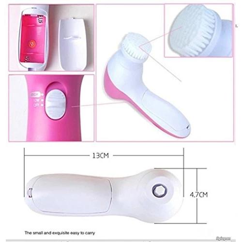 facial-5-in-1-beauty-care-massager-smooth-skin-face-beauty-massager-care-electric-machine-for-women-pink-white