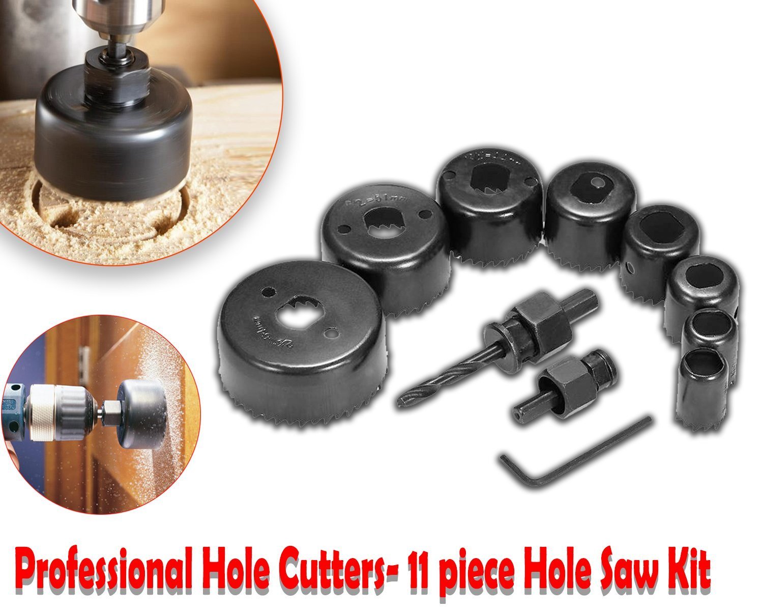 wood-hole-saw-cutting-set-11-pcs-19-64mm-multicolour