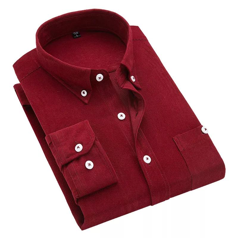 men-the-corduroysolid-business-leisureshirt-maleslim-fashion-longsleeves