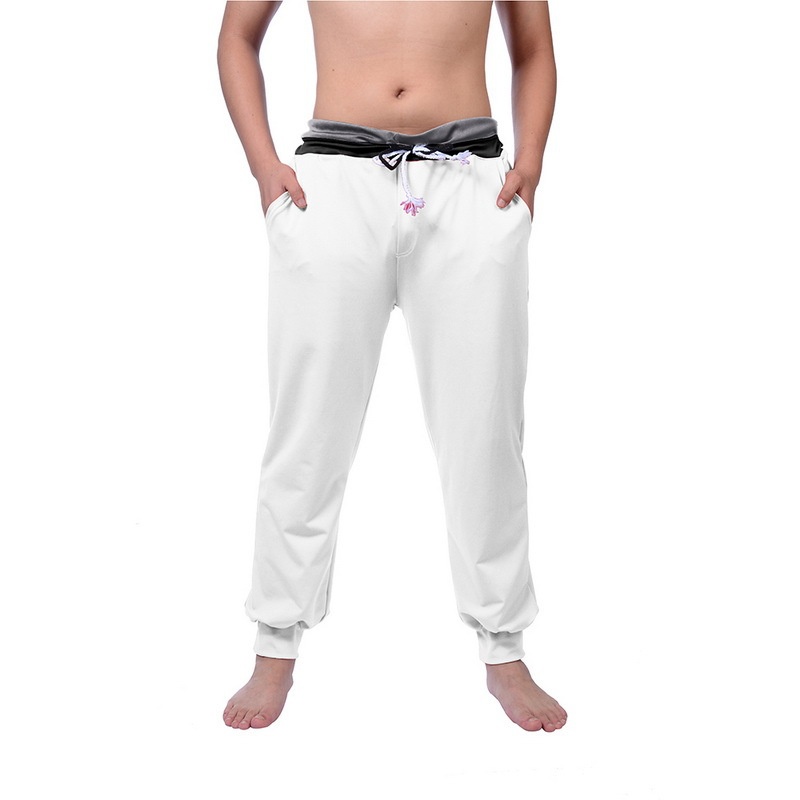 fourseasons-casual-pantssolidstraps-middle-waist-leisure-trousers