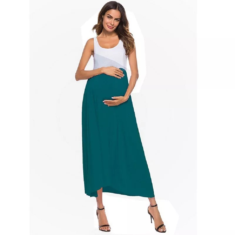 maternity-dress-with-round-necksleeveless-vest